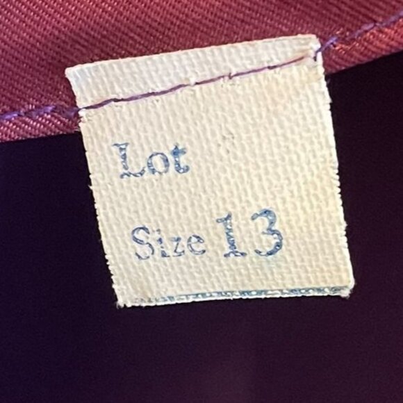 70s Vintage Purple Velvet Mini Dress with Smocked Yoke & Puff Sleeves Size 13 - Picture 6 of 6